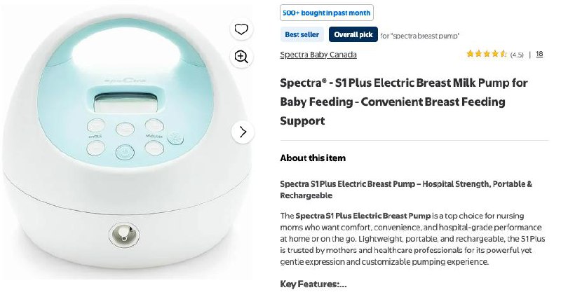 Spectra S1 Plus on Walmart.ca